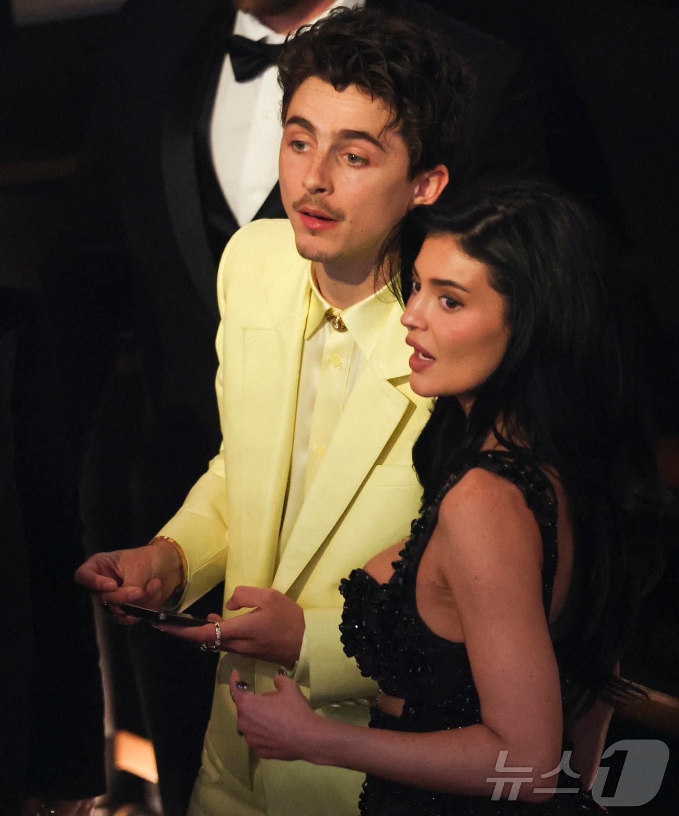 본문 이미지 - 티모시 샬라메, 카일리 제너 ⓒ 로이터=뉴스1