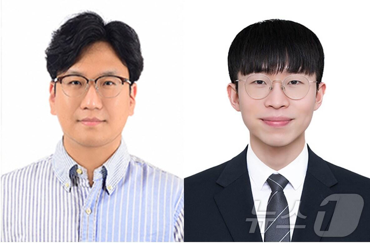 본문 이미지 - 포스텍(포항공대) 친환경소재대학원 신소재공학과와 삼성 SDI, 미국 노스웨스턴대, 중앙대 공동연구팀이 전기차 배터리의 수명과 에너지 밀도를 획기적으로 높일 수 있는 기술을 개발했다고 5일 밝혔다.  포스텍 박규형 교수(왼쪽)와 박사과정 임종헌 씨. (포스텍 제공, 재판매 및 DB 금지) 2025.3.5/뉴스1 