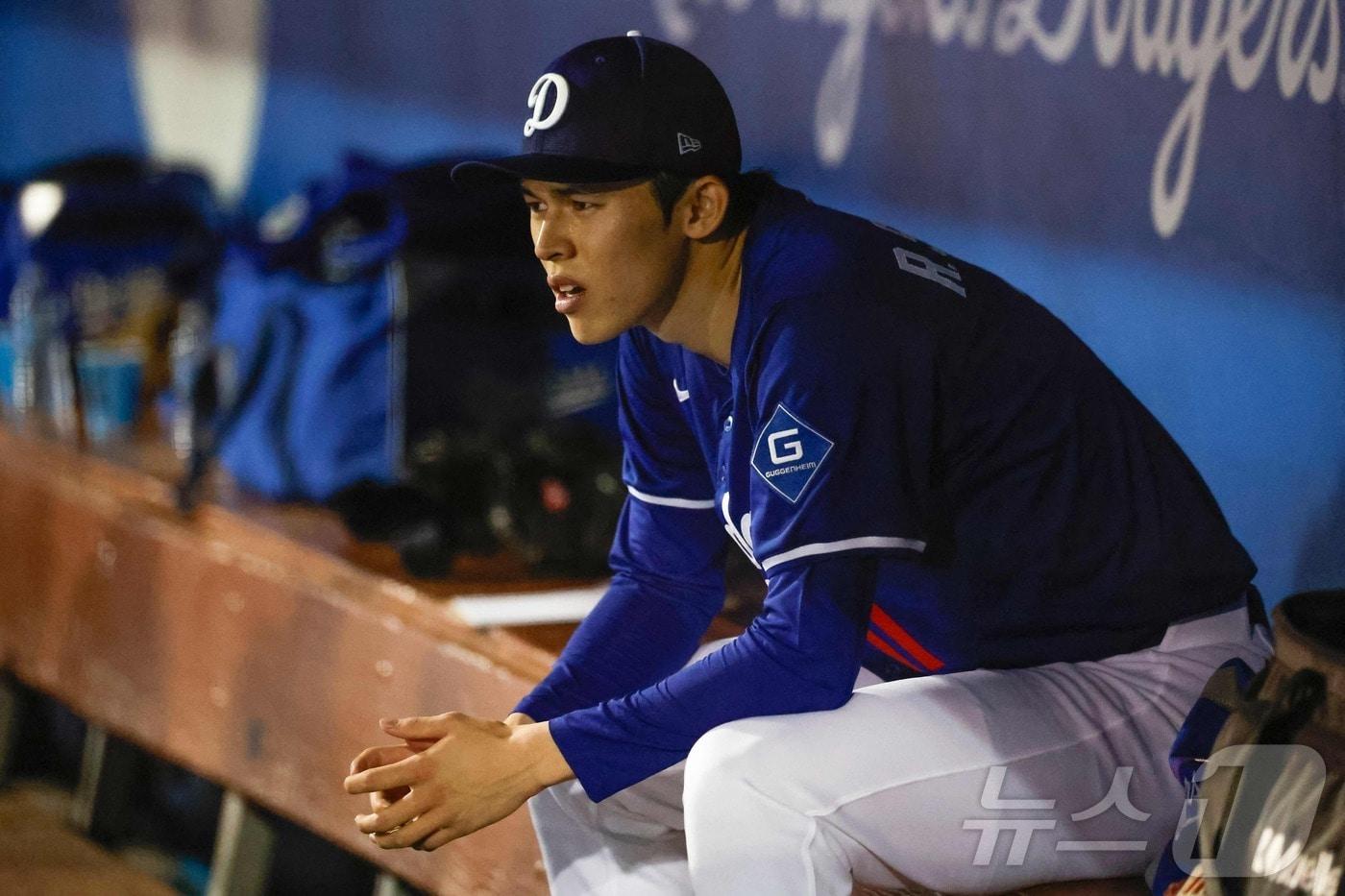 올해 다저스에 입단한 사사키 로키. ⓒ AFP=뉴스1
