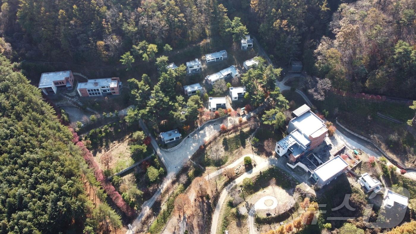 미원 별빛 자연휴양림&#40;청주시 제공. 재판매 및 DB 금지&#41; 