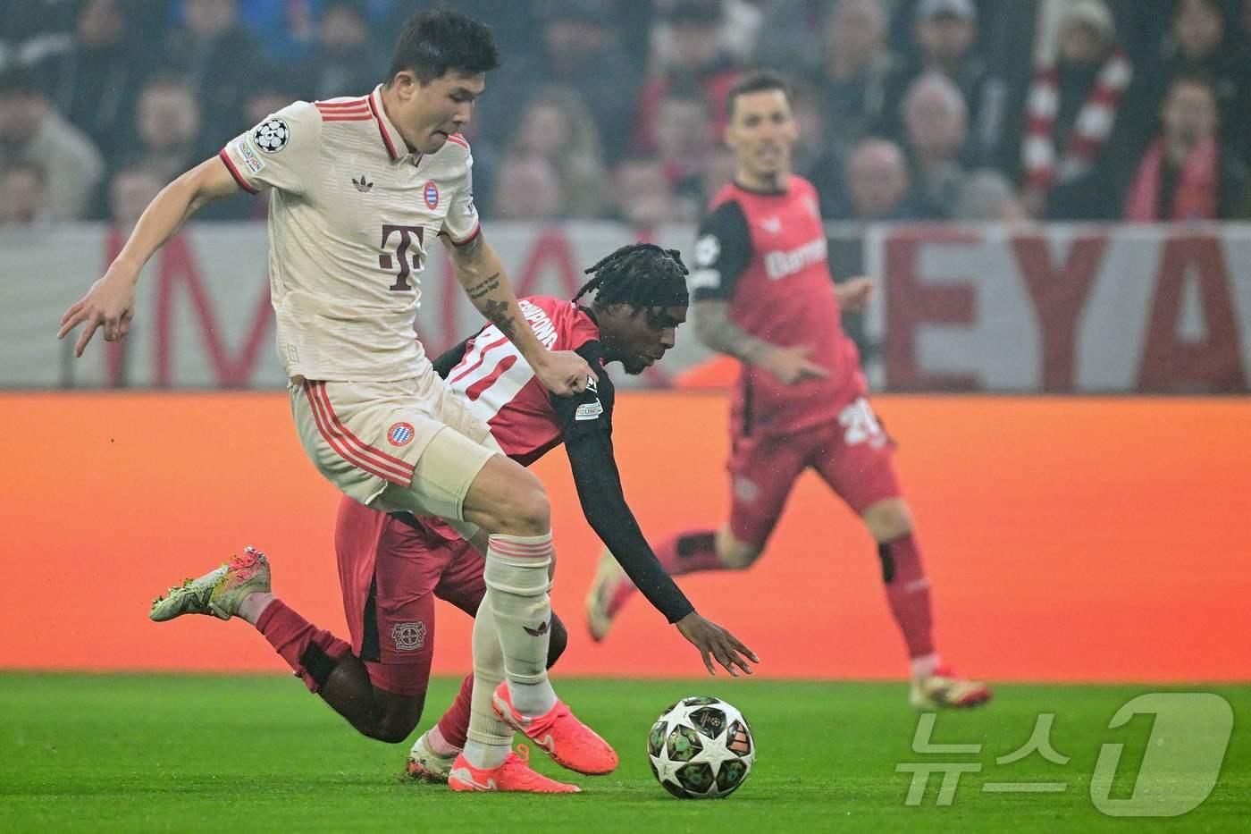 바이에른 뮌헨의 김민재. ⓒ AFP=뉴스1
