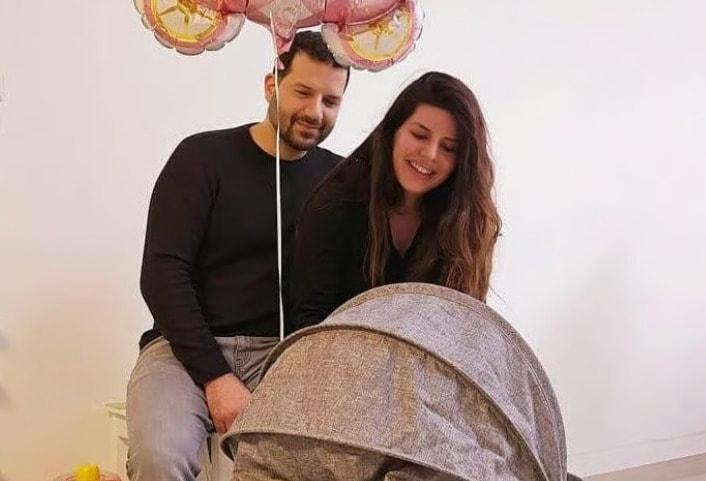 본문 이미지 - 전쟁 중에도 아이를 낳은 한 이스라엘 부부 /와이넷 갈무리 