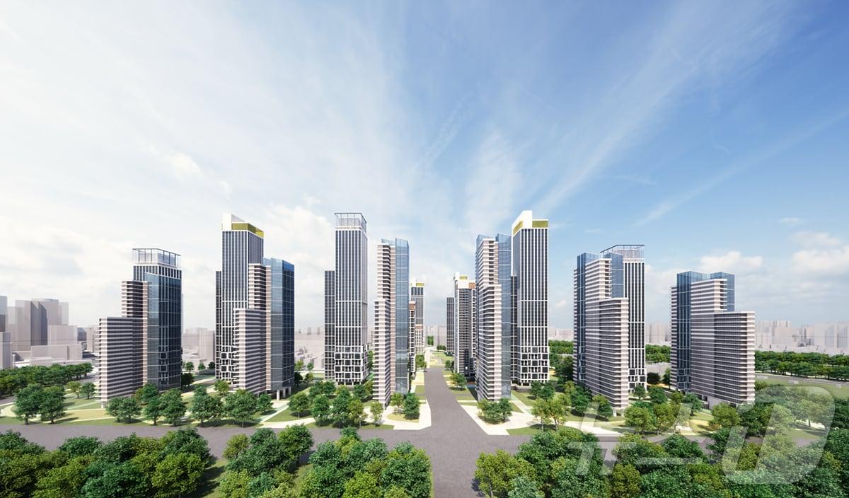 본문 이미지 - 양천구 목동 14단지 아파트 재건축 조감도 (양천구청 제공)