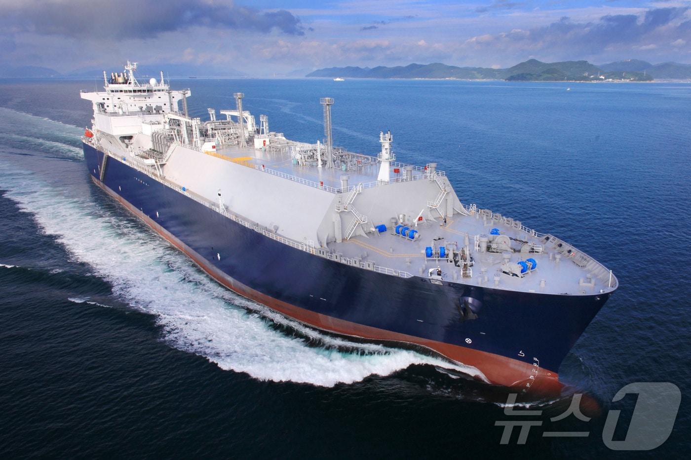 본문 이미지 - 삼성중공업 액화천연가스(LNG) 운반선(삼성중공업 제공)