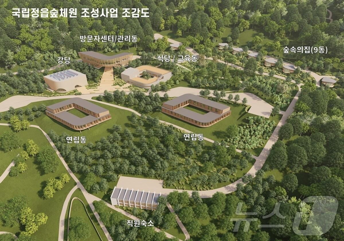 본문 이미지 - 국립정읍숲체원 조감도 (산림청 제공.재판매 및 DB금지)/뉴스1