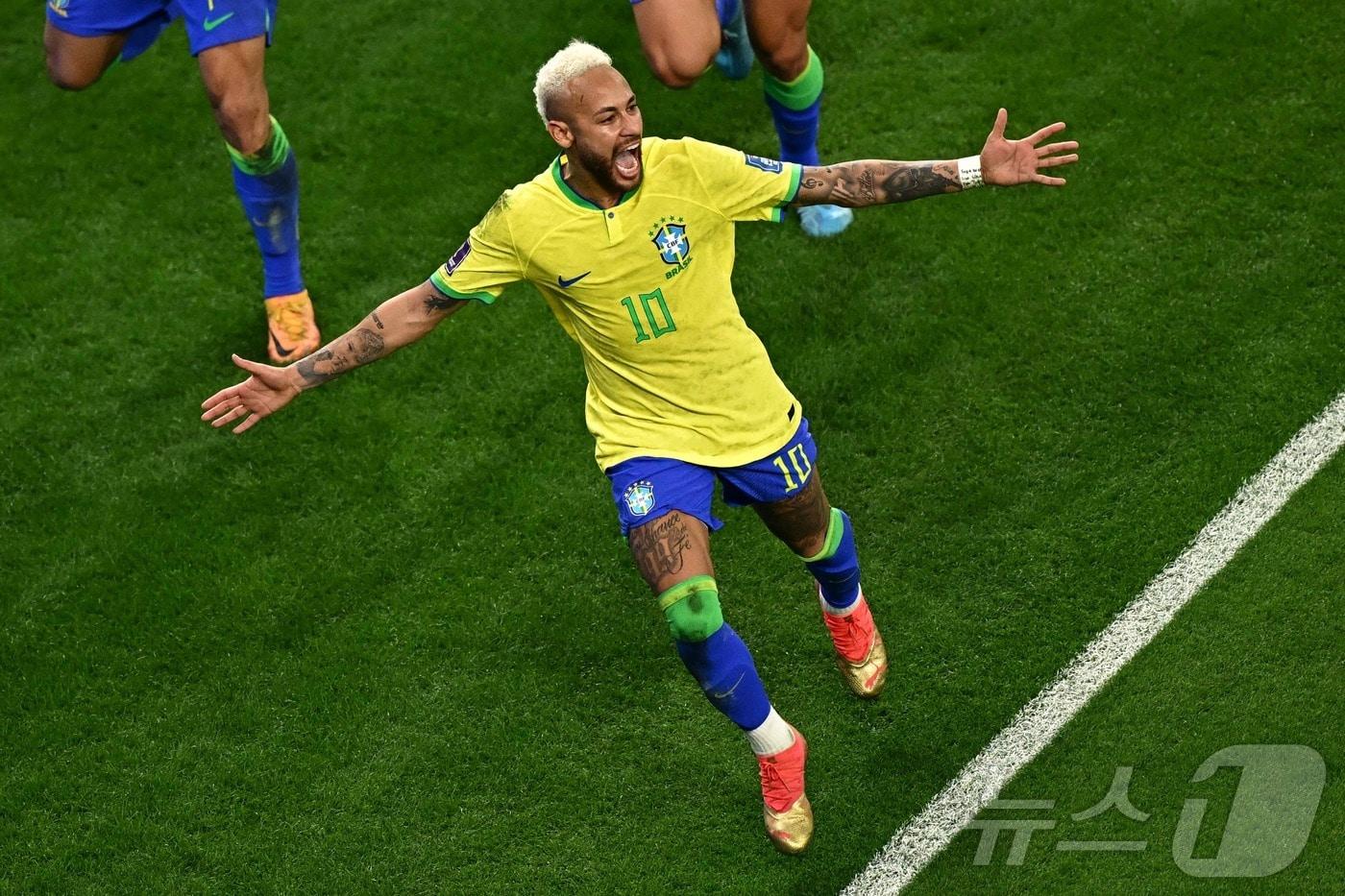 브라질 축구대표팀의 네이마르ⓒ AFP=뉴스1