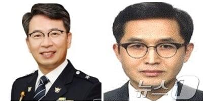 본문 이미지 - (왼쪽부터) 최원석 경무관, 함영욱 경무관(전북경찰청 제공. 재판매 및 DB 금지)