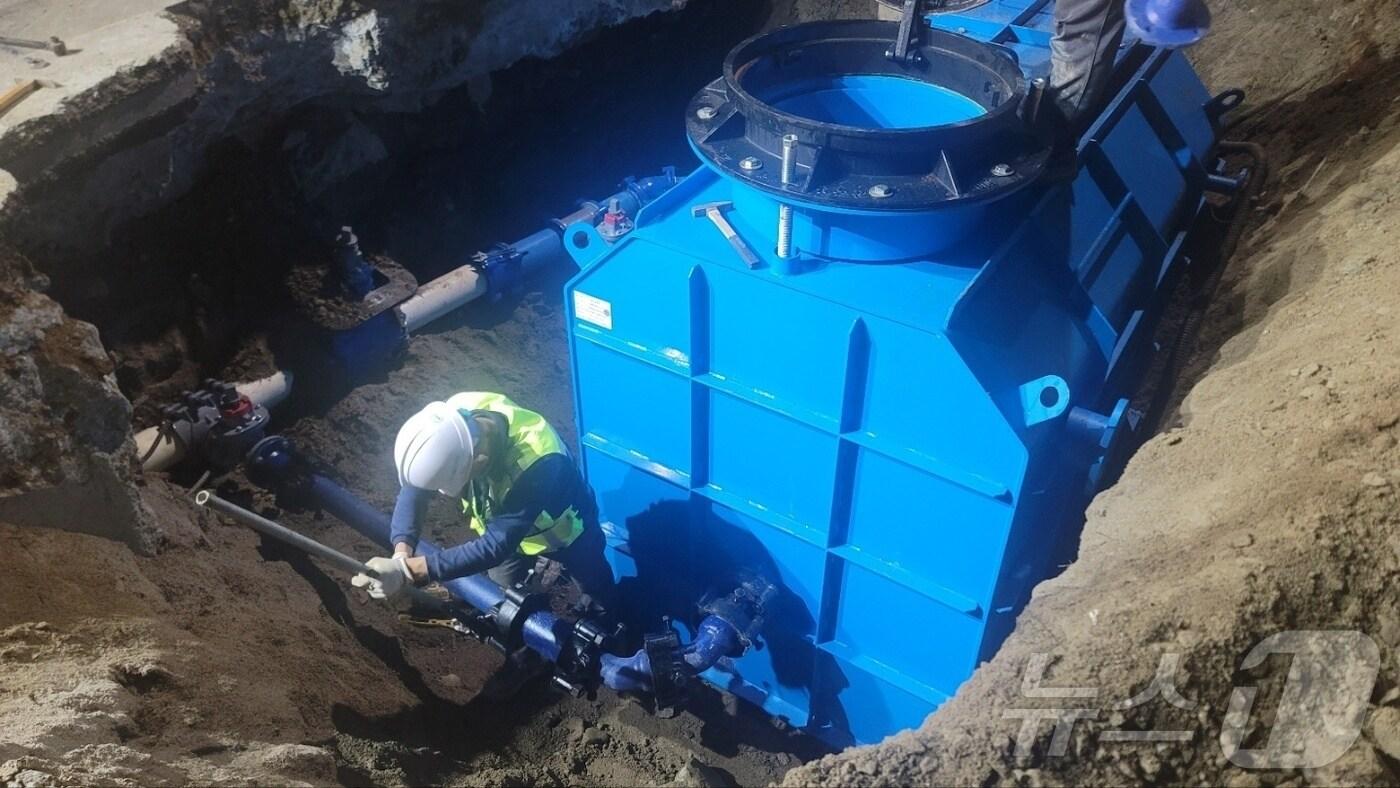 철원군 지방상수도 현대화 사업 관련 사진.(K-water 한강유역본부 제공. 재판매 및 DB금지)/뉴스1