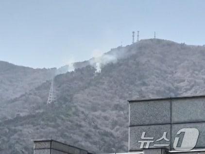 본문 이미지 - 산불 현장.(산림청 제공. 재판매 및 DB제공.)