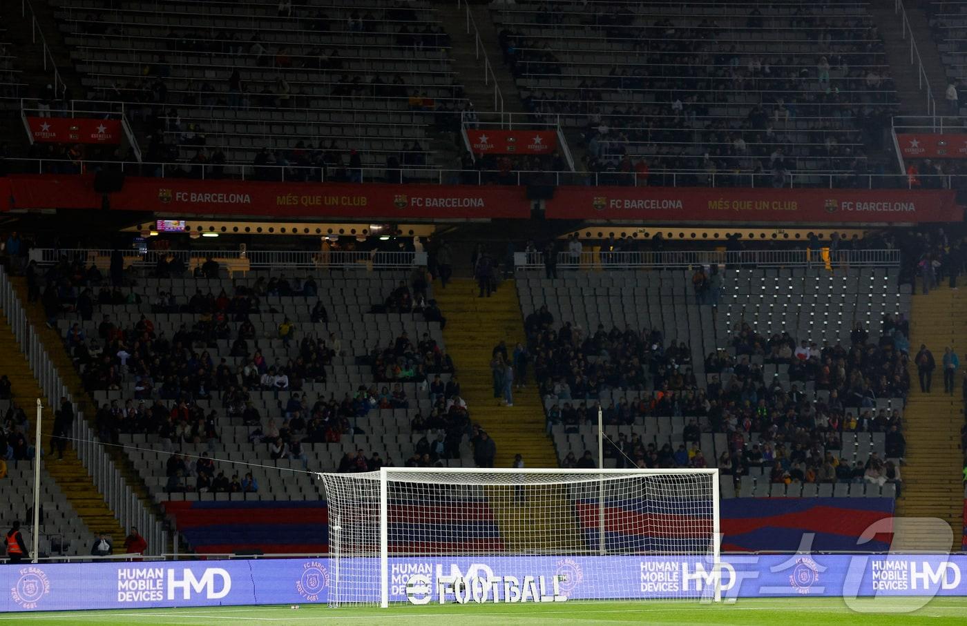 바르셀로나와 오사수나의 스페인 프린메라리가 경기가 취소됐다.  ⓒ 로이터=뉴스1