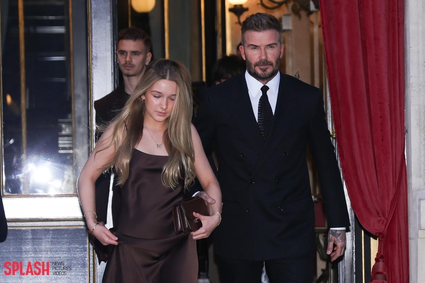 데이비드 베컴과 딸 하퍼 세븐 베컴/Splash News ⓒ 뉴스1