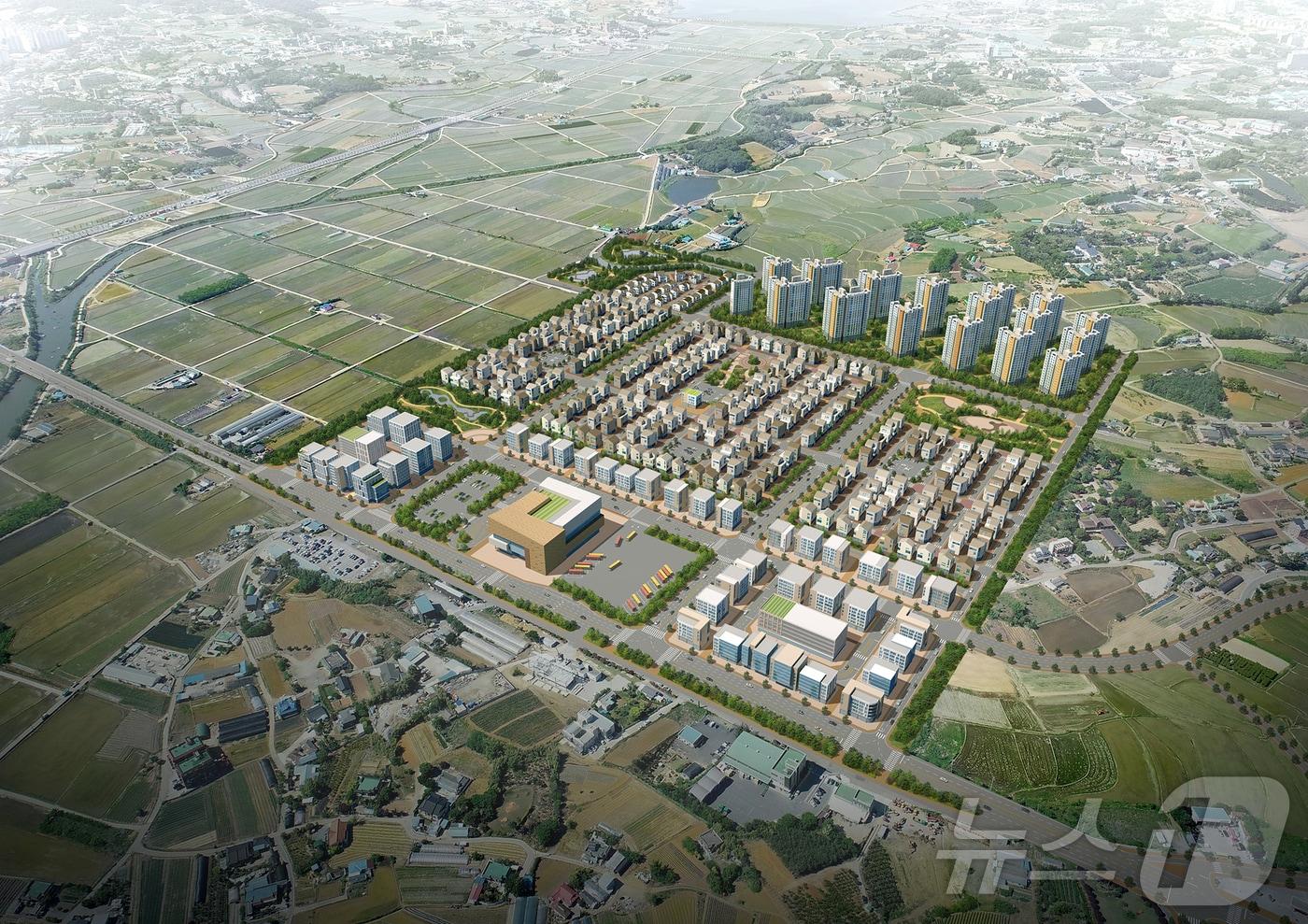 수석지구 도시개발사업 조감도. (서산시 제공. 재판매 및 DB금지)/뉴스1