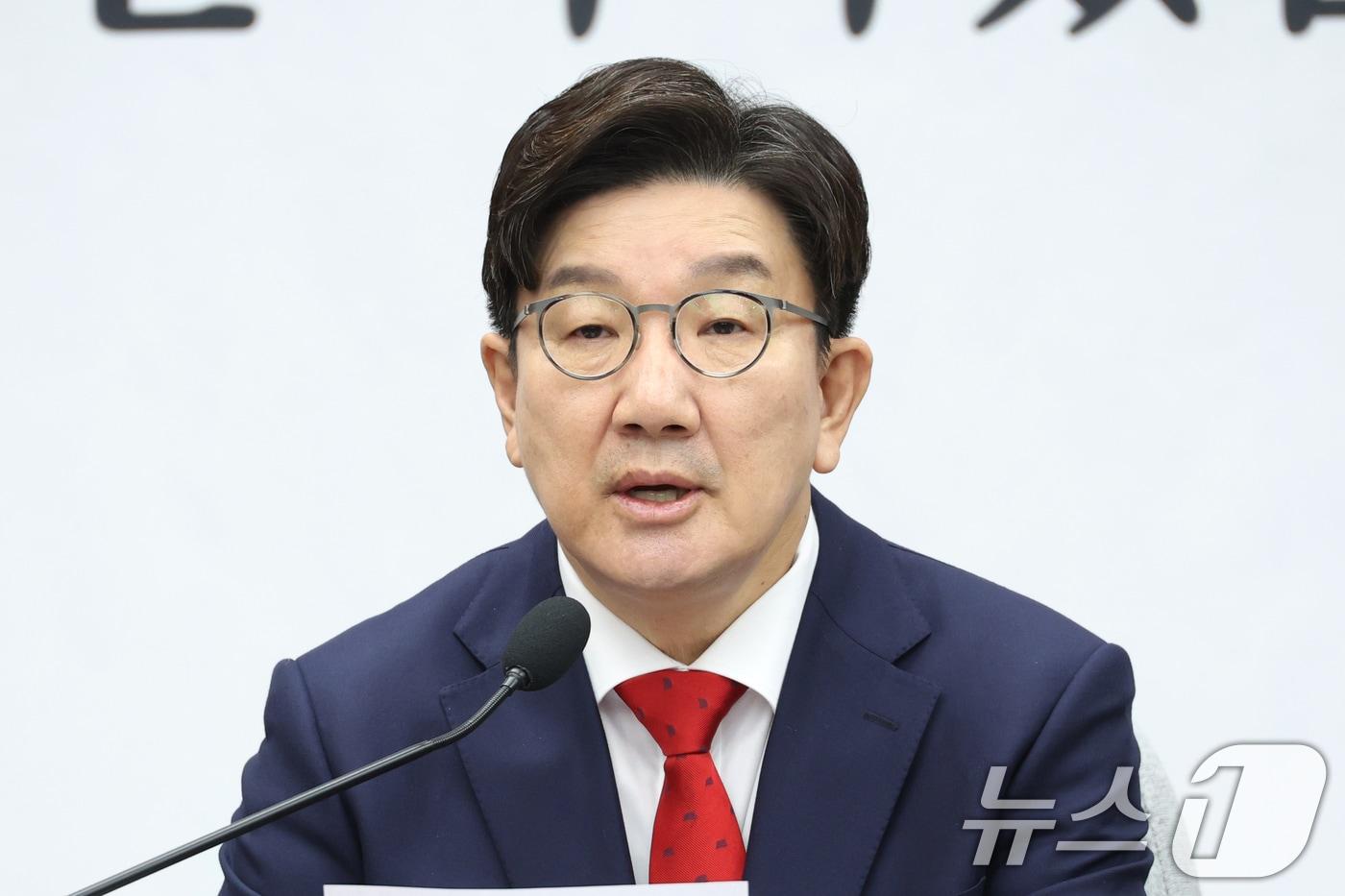 본문 이미지 - 권성동 국민의힘 원내대표. 2025.4.1/뉴스1 ⓒ News1 이광호 기자