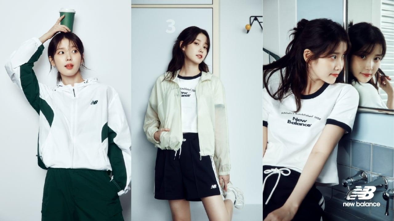 본문 이미지 - 아이유와 함께한 '레디 투 스프링/썸머'(Ready to Spring/Summer) 콘셉트 화보.(뉴발란스제공)