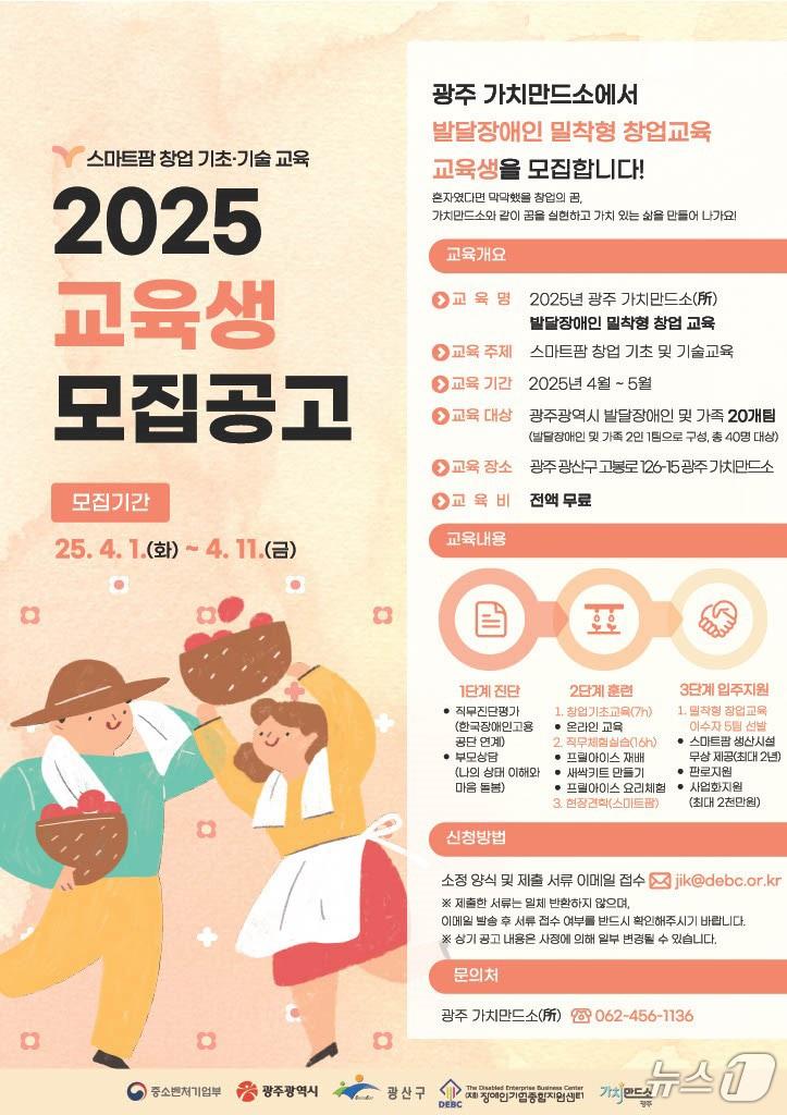 본문 이미지 - 광주 가치만드소 교육생 모집.&#40;광주시 제공. 재판매 및 DB 금지&#41; 