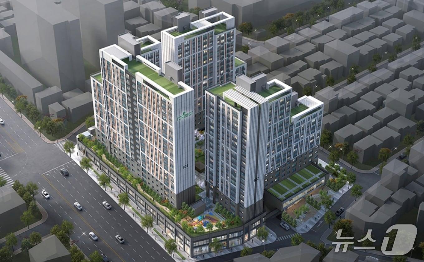 본문 이미지 - 대구 대명 LH참여형 가로주택정비사업 조감도.(서한 제공. 재판매 및 DB 금지)