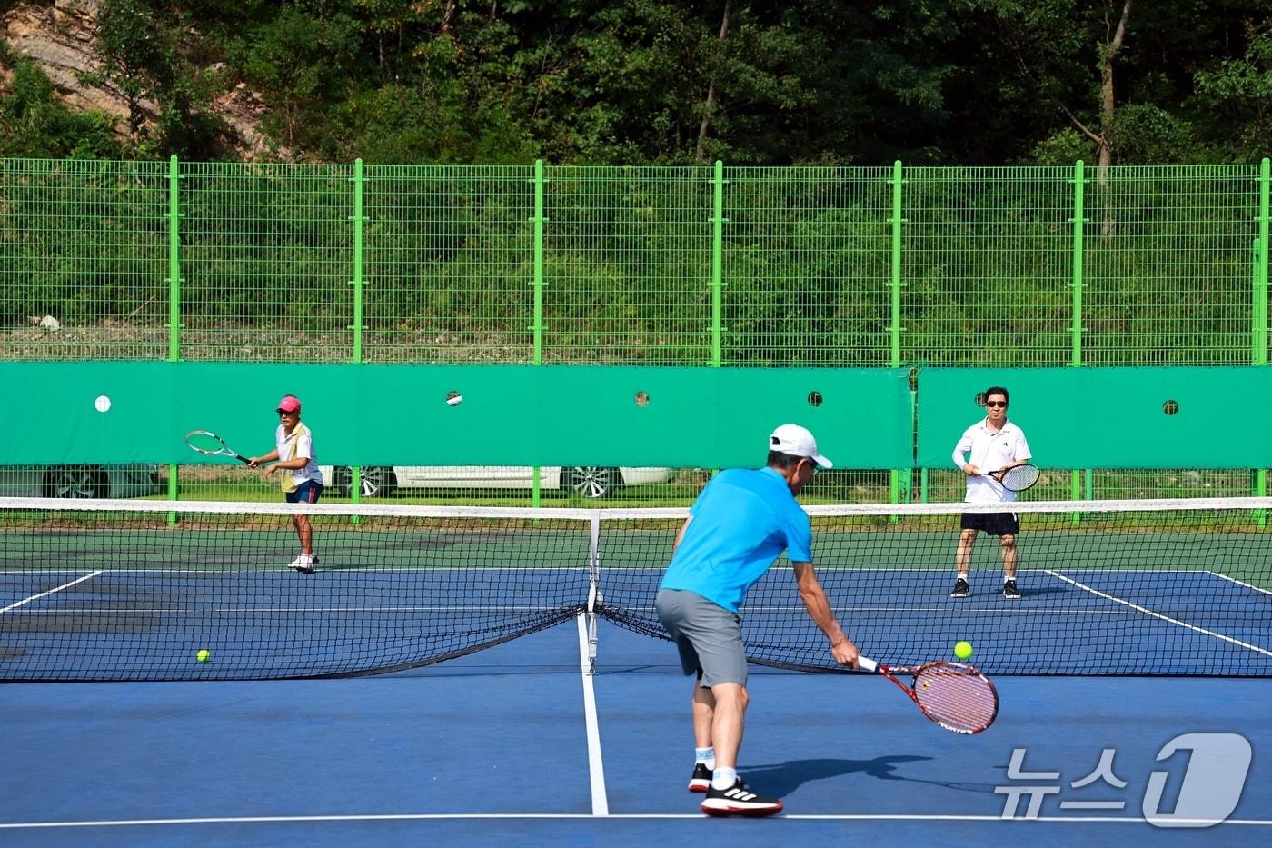 강원 태백시 테니스경기 자료 사진. (태백시 제공. 재판매 및 DB금지) 2025.4.11/뉴스1