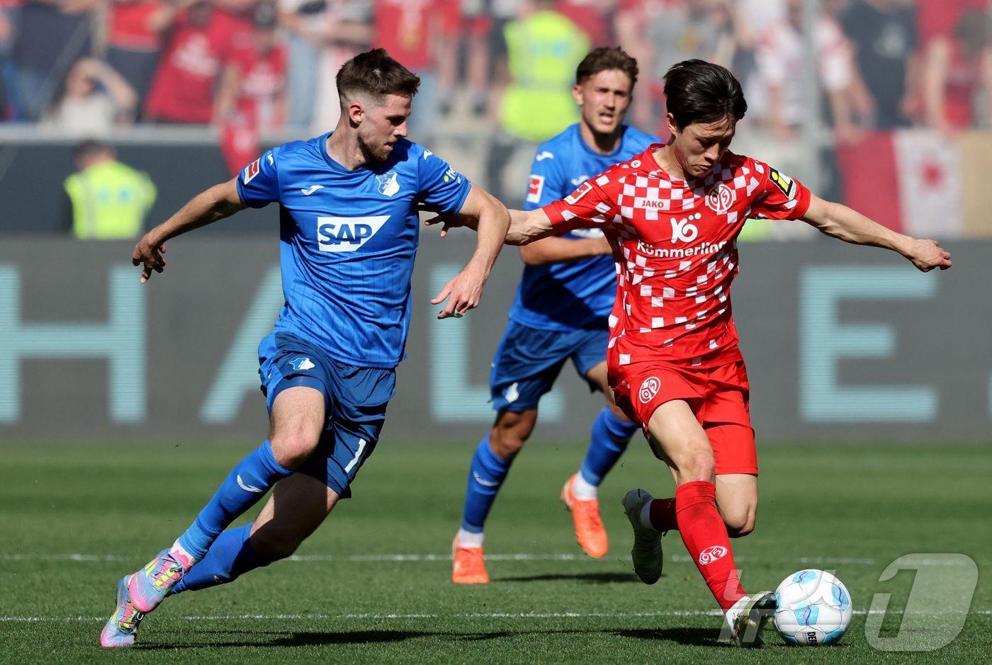 마인츠의 이재성. ⓒ AFP=뉴스1