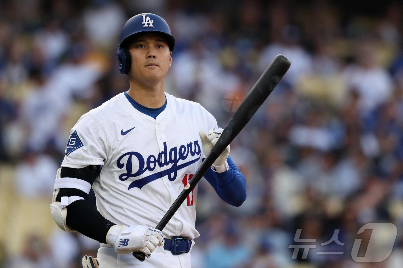 LA 다저스가 13일&#40;한국시간&#41; 열린 2025 메이저리그 시카고 컵스와 홈 경기에서 0-16으로 완패했다. 오타니 쇼헤이는 3타수 1안타 1도루를 기록했다. ⓒ 로이터=뉴스1