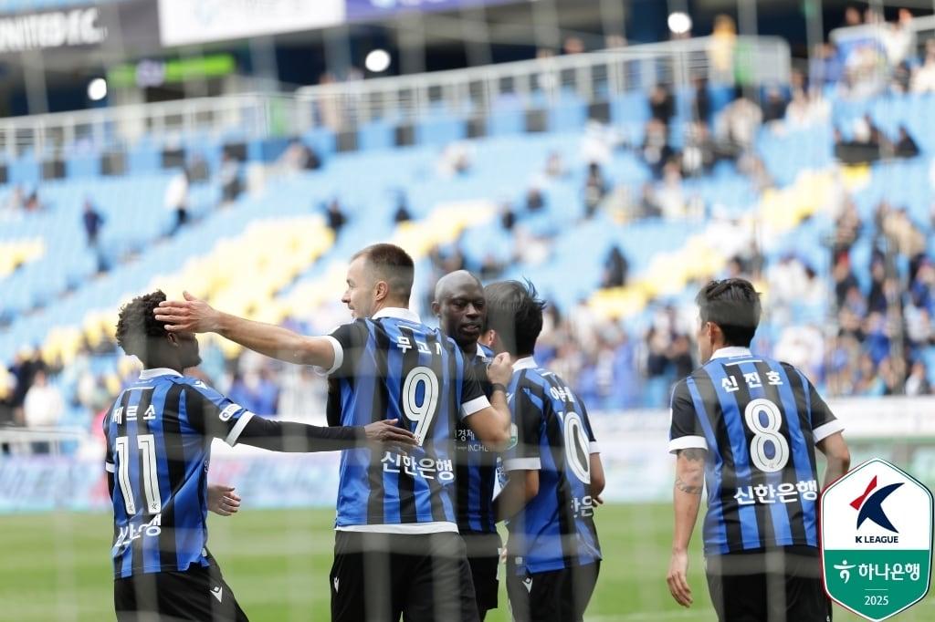 본문 이미지 -  인천 무고사(한국프로축구연맹 제공)