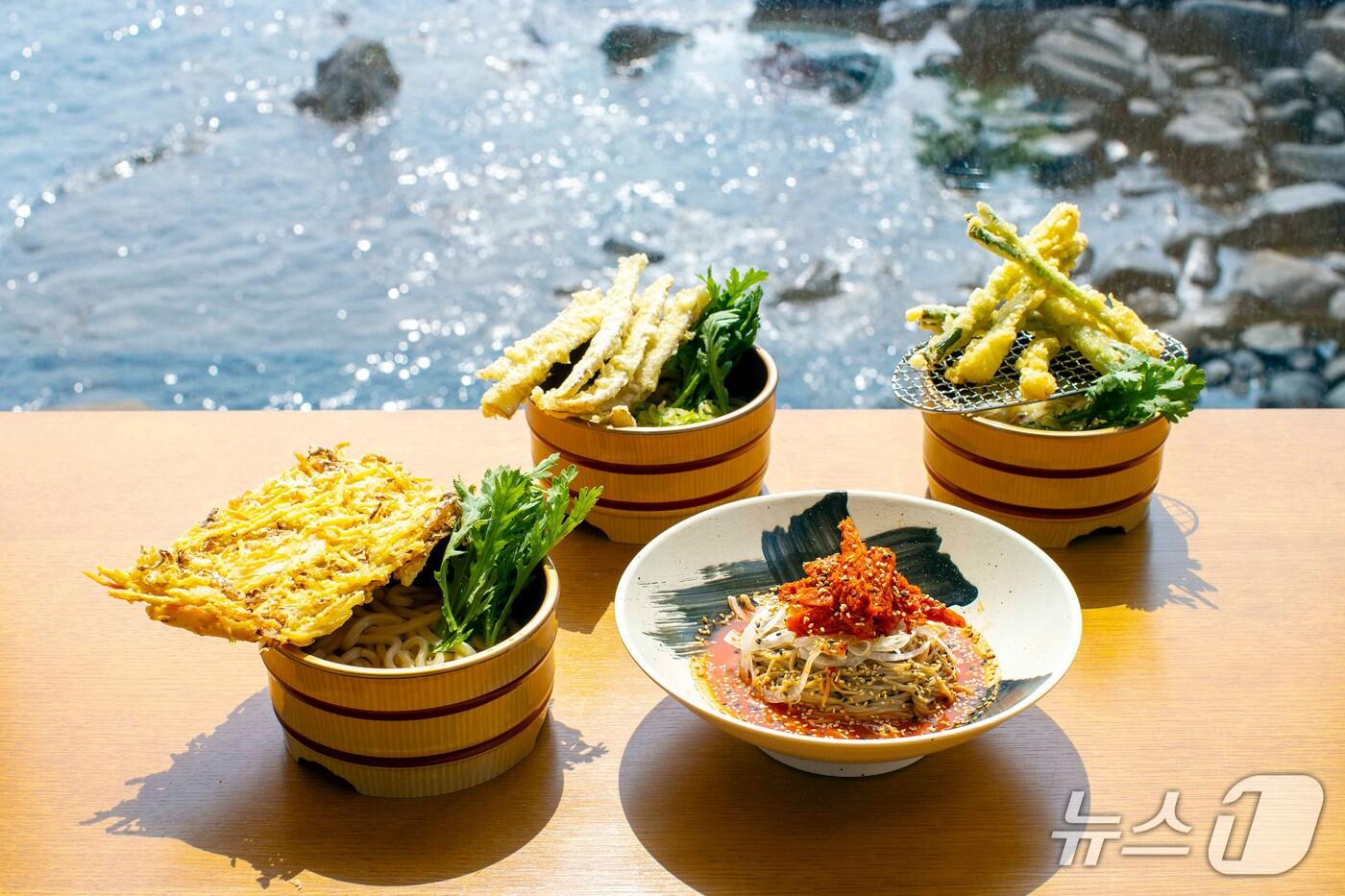 제주 항해진미에서 판매 예정인 흑송의 협업메뉴 (호반제공)