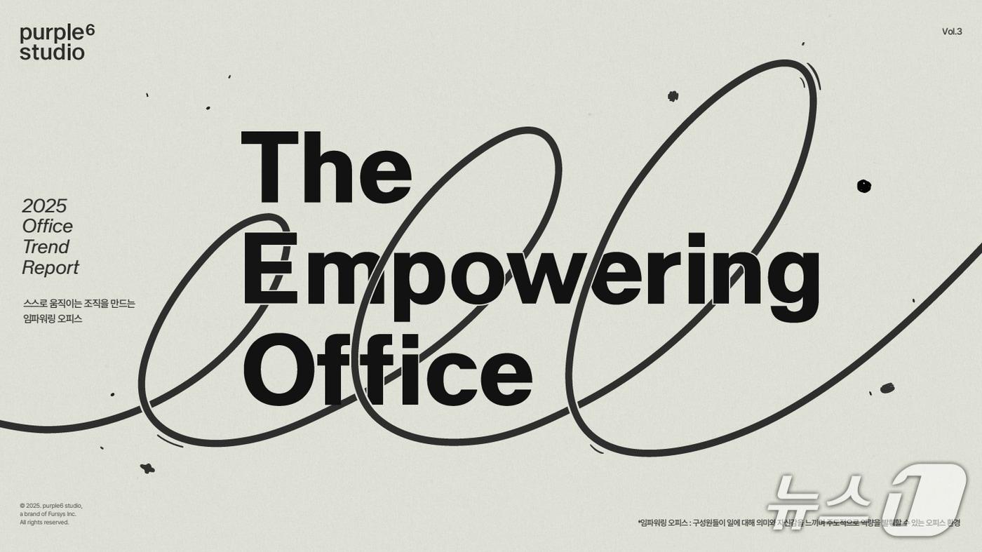퍼플식스스튜디오 '2025 오피스 트렌드 리포트' (퍼시스 제공)
