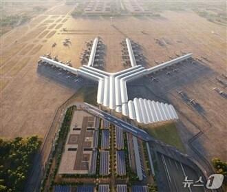 본문 이미지 - 폴란드 신공항 2기 조감도(인천공항공사 제공) / 뉴스1