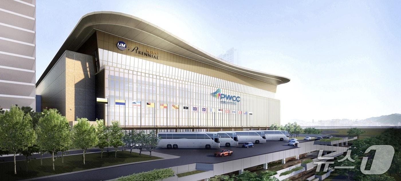 말레이시아 페낭 전시컨벤션센터 조감도. (킨텍스 제공)