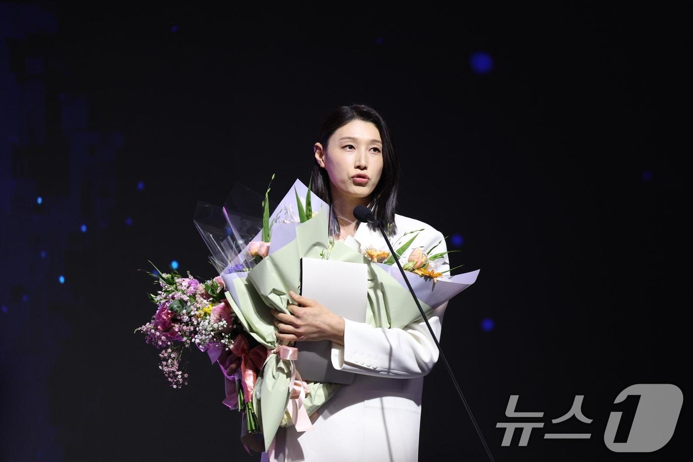 현역 은퇴를 한 김연경. /뉴스1 ⓒ News1 이승배 기자