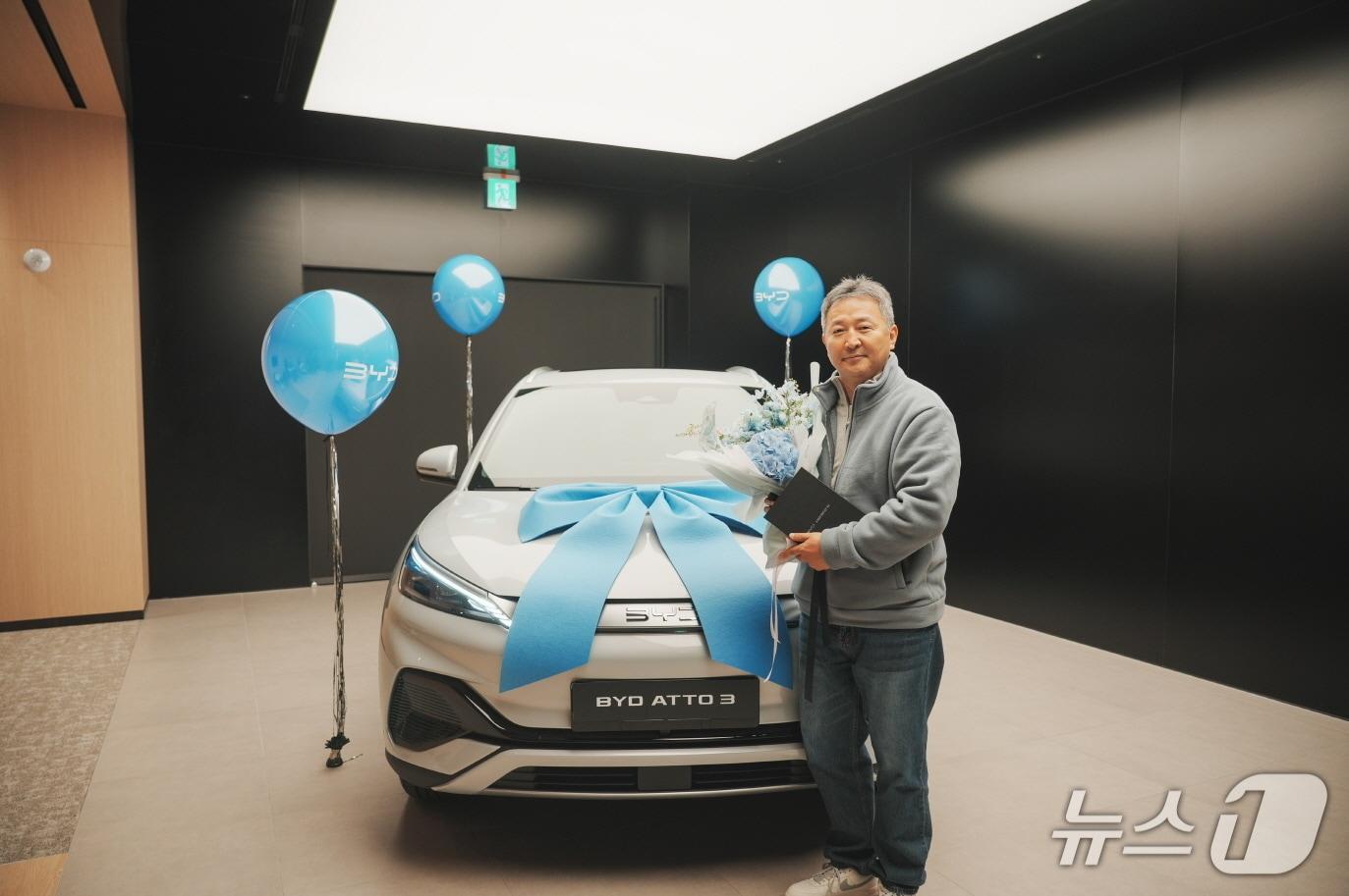 본문 이미지 - BYD코리아는 14일 아토3 고객 인도를 시작했다. (BYD코리아 제공) 