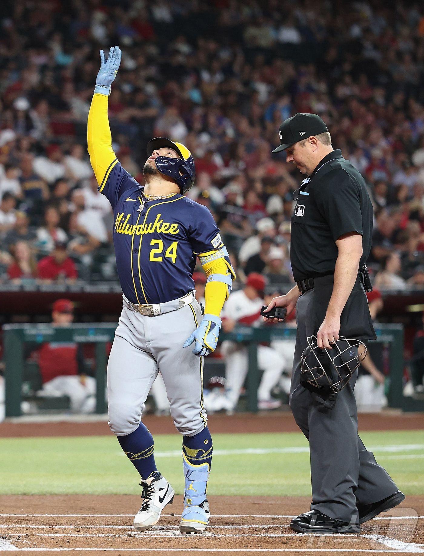 본문 이미지 - MLB 밀워키 콘트레라스. ⓒ AFP=뉴스1