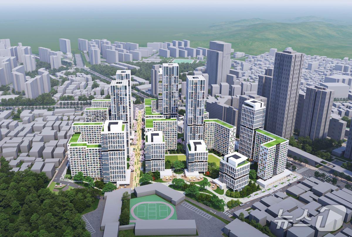 본문 이미지 -  도봉구 쌍문동 81일대 예상 조감도 (서울시 제공)