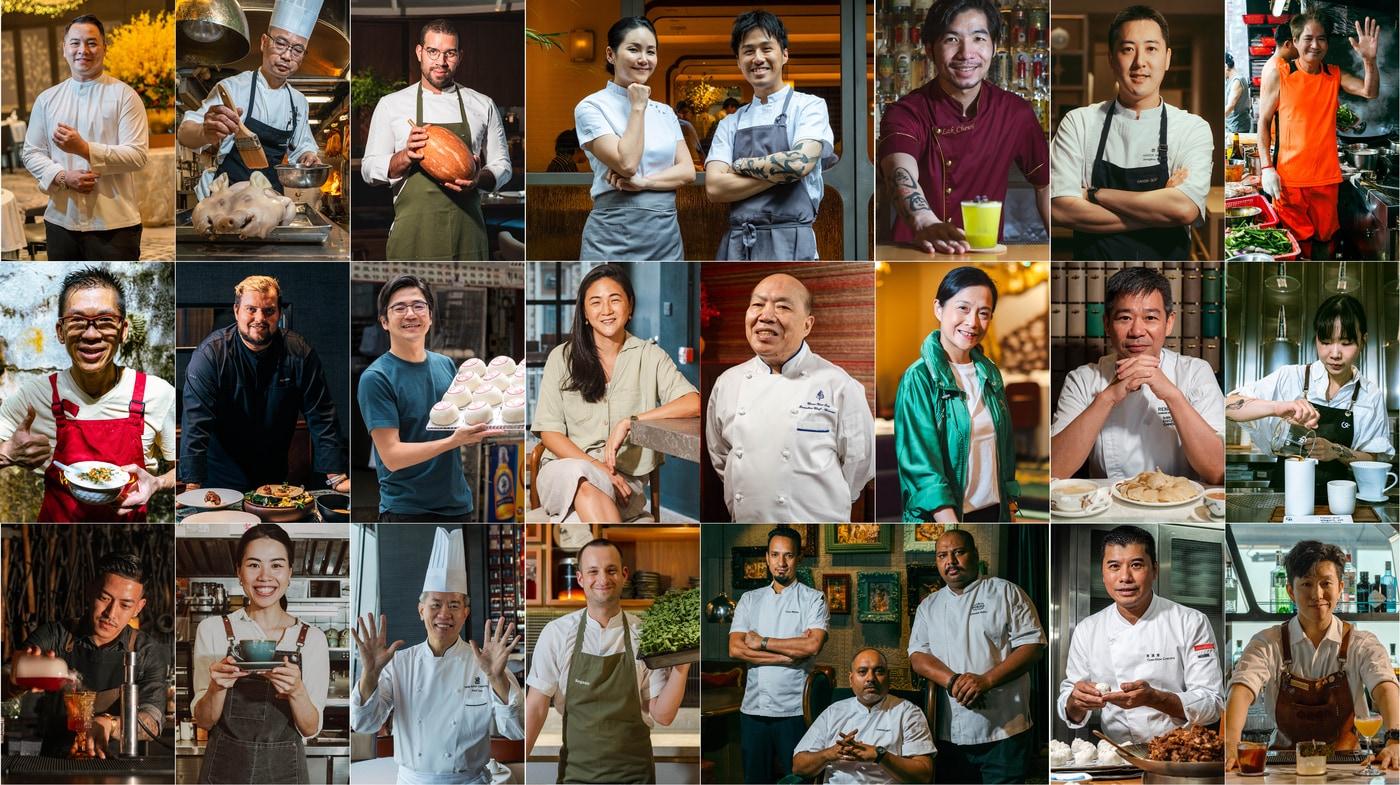 홍콩에서 만난 요리사들. 미쉐린 스타 셰프도 있고 거리의 주방장도 있다&#40;백종현 저자 제공&#41;