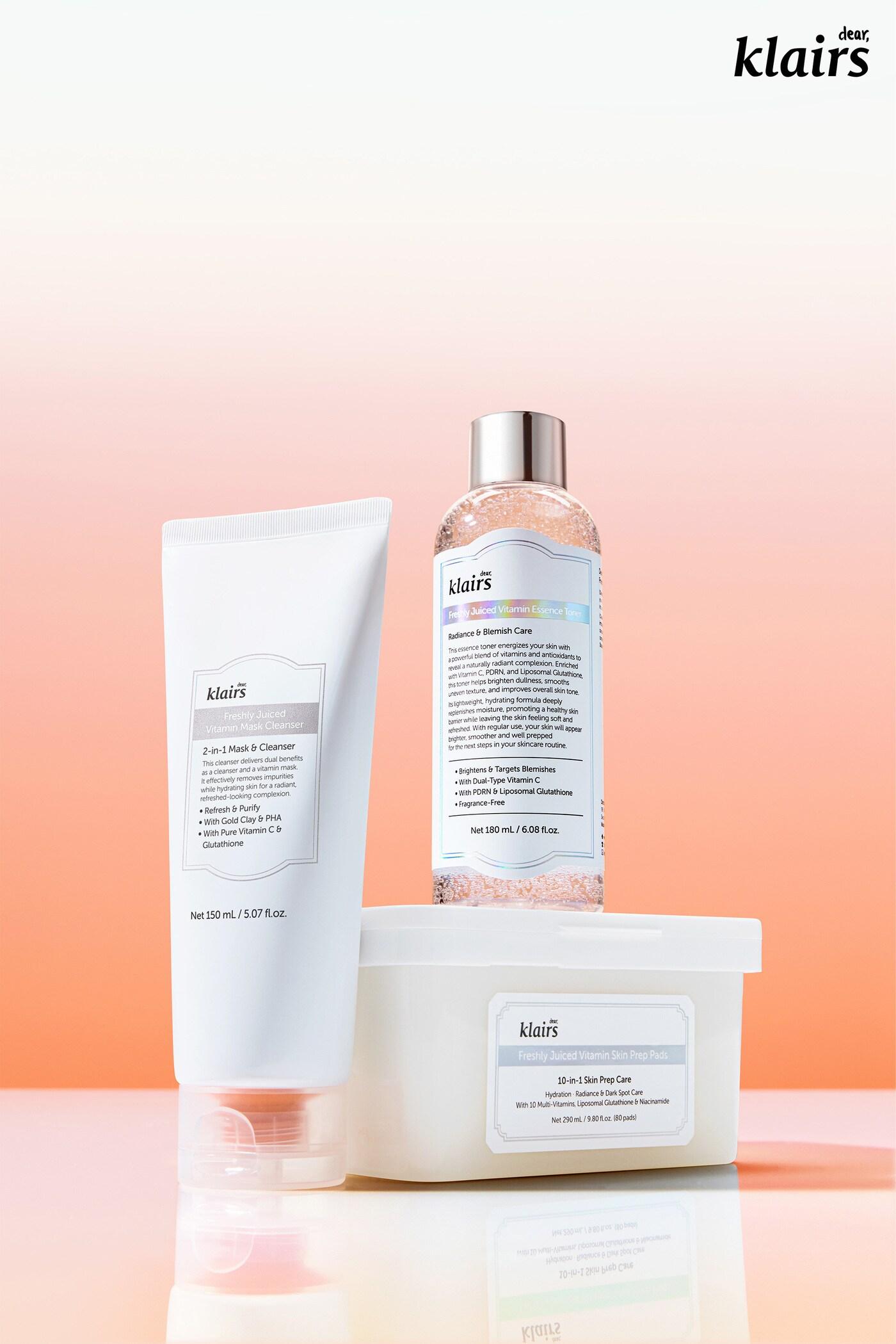 본문 이미지 - 클레어스 저자극 비타민 라인 3종.(위시컴퍼니제공)