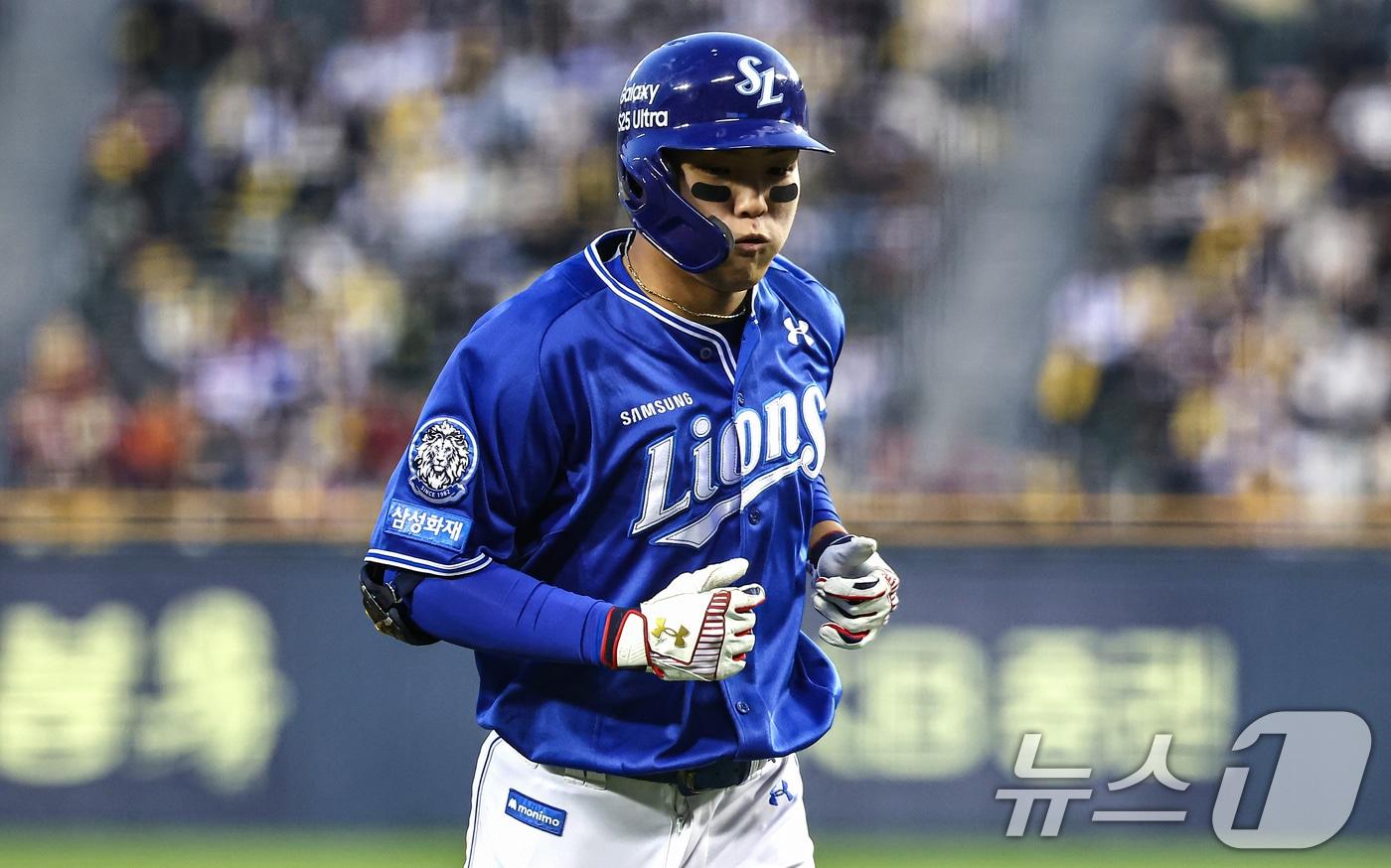 삼성 김영웅. 2025.4.15/뉴스1 ⓒ News1 김도우 기자