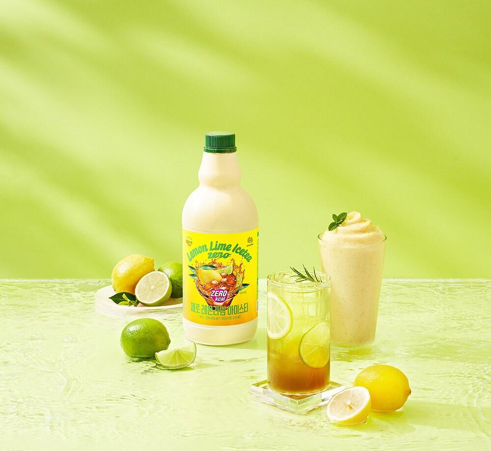 본문 이미지 - 제로 레몬라임 아이스티.(대상다이브스 제공)