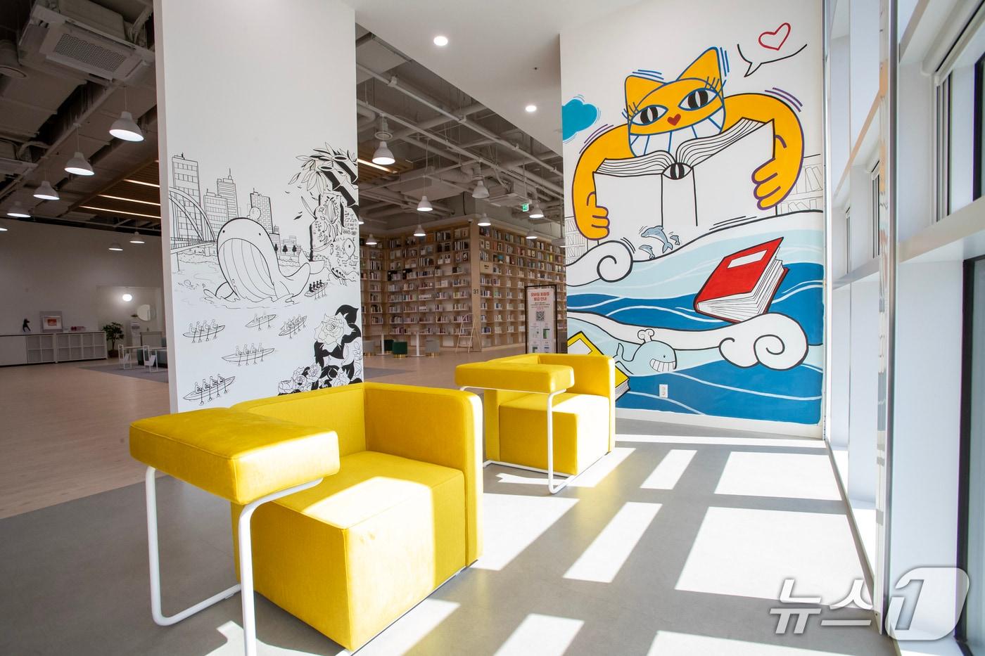 울산시-KCC 운영나눔재단이 종하이노베이션 1층에 울산어린이청소년도서관을 개관한다.&#40;울산광역시제공 재판매 및 DB금지&#41;