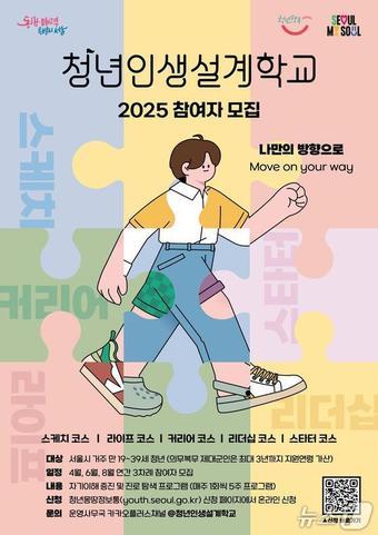 본문 이미지 -  서울시 청년인생설계학교 모집 포스터.