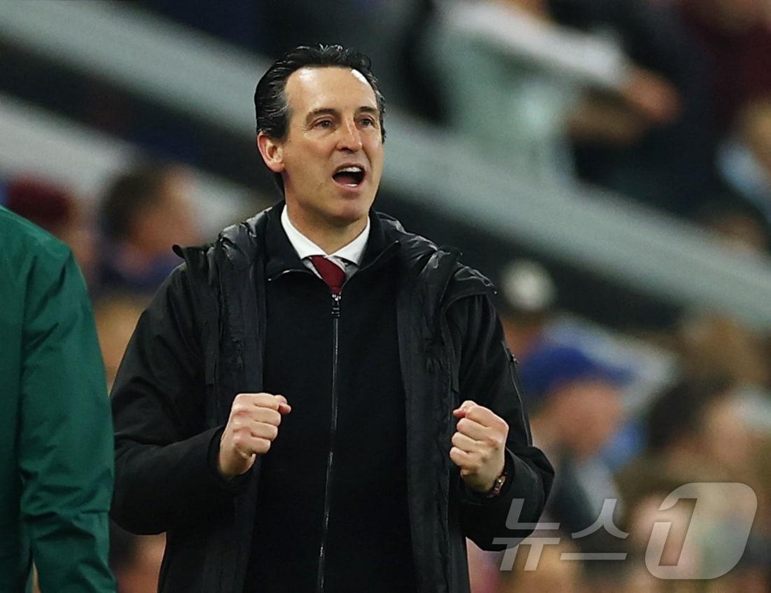 본문 이미지 - 우나이 에메리 애스턴 빌라 감독 ⓒ 로이터=뉴스1