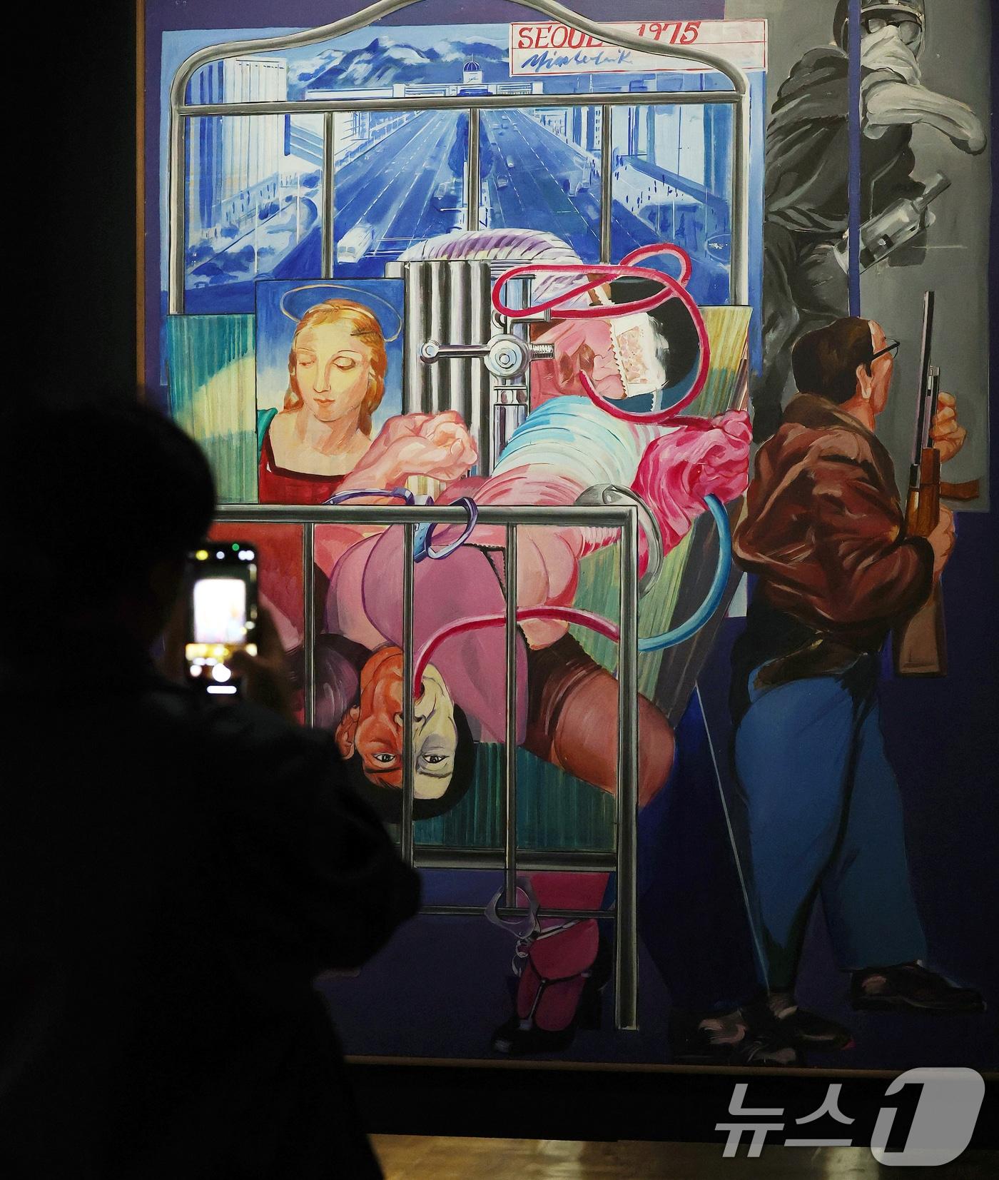 본문 이미지 -  서울 중구 국립현대미술관(MMCA) 덕수궁에서 열리고 있는 ‘초현실주의와 한국근대미술’展 . 2025.4.16/뉴스1 ⓒ News1 오대일 기자