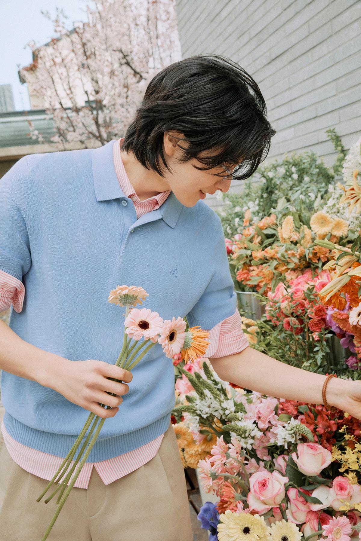 본문 이미지 - 빈폴이 SS 시즌을 대표하는 상품 '솔솔니트'를 출시했다.(삼성물산제공)