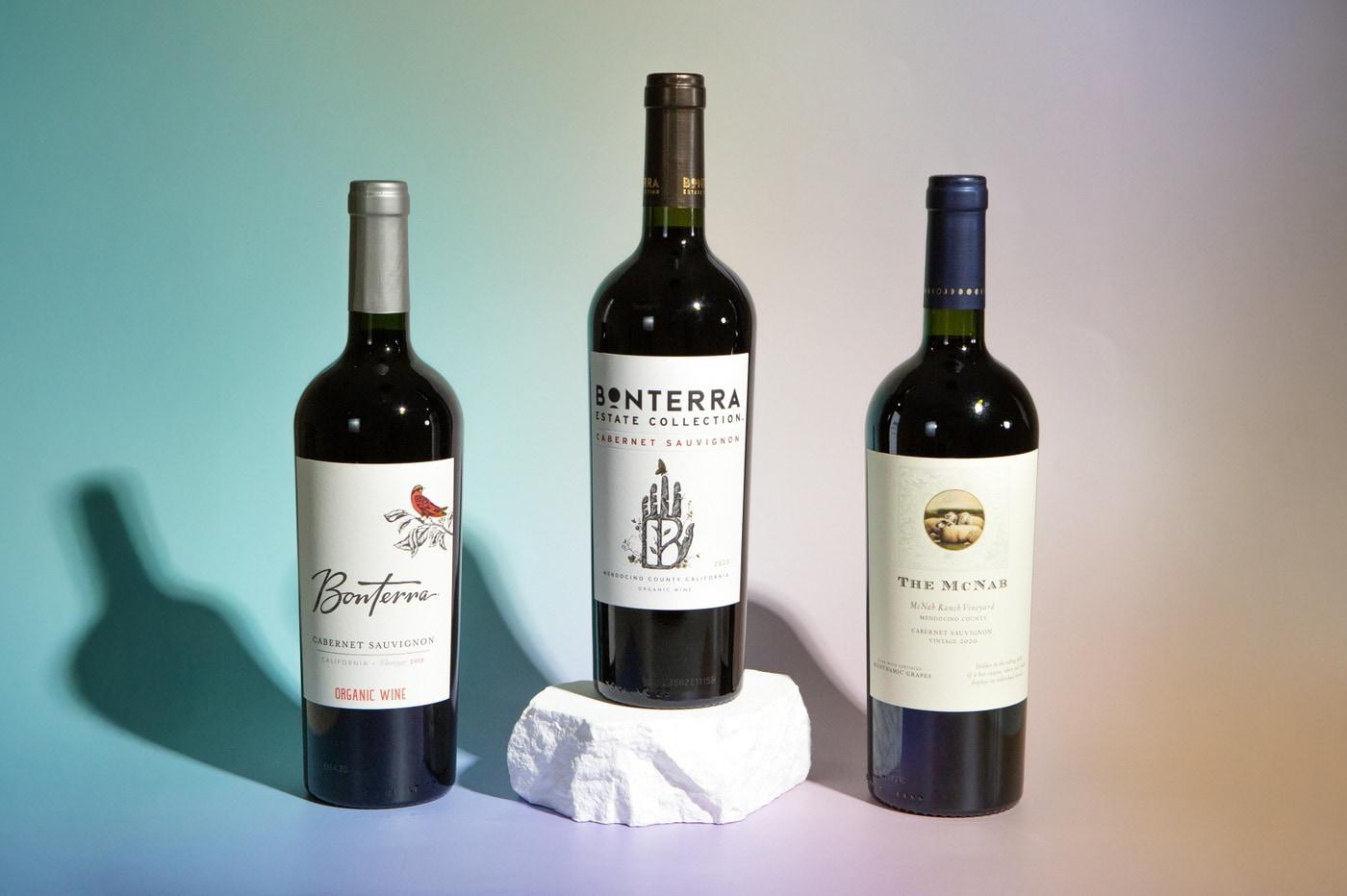 본테라 카베르네 소비뇽, 본테라 에스테이트 콜렉션, 본테라 더 맥냅.(아영FBC 제공)