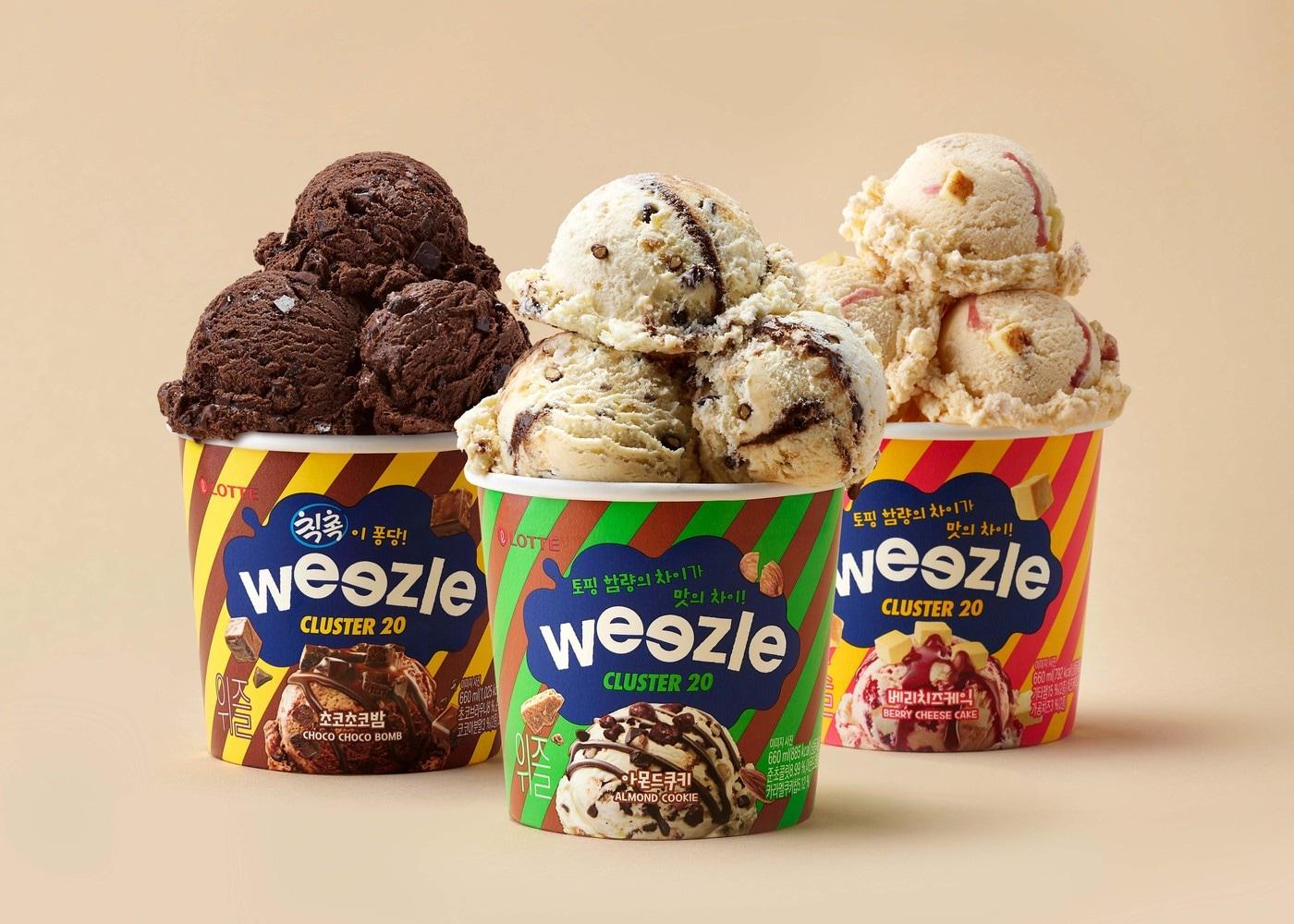 본문 이미지 - 롯데웰푸드 위즐 신규 제품 3종 연출컷.(롯데웰푸드 제공)