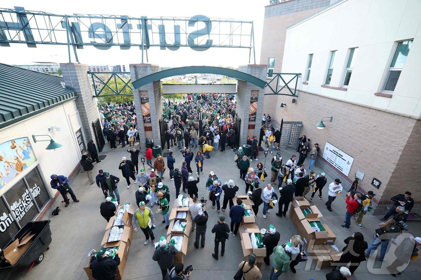 애슬레틱스 구단의 임시 연고지 새크라멘토의 서터 헬스 파크. ⓒ AFP=뉴스1