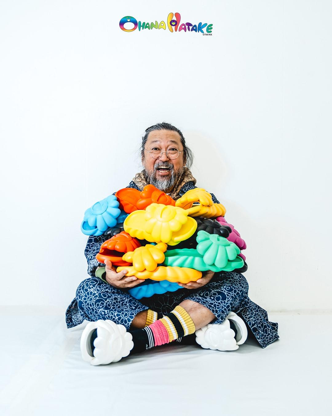 본문 이미지 - 무라카미 다카시 풋웨어 브랜드 '오하나 하타케'(CJ온스타일 제공)