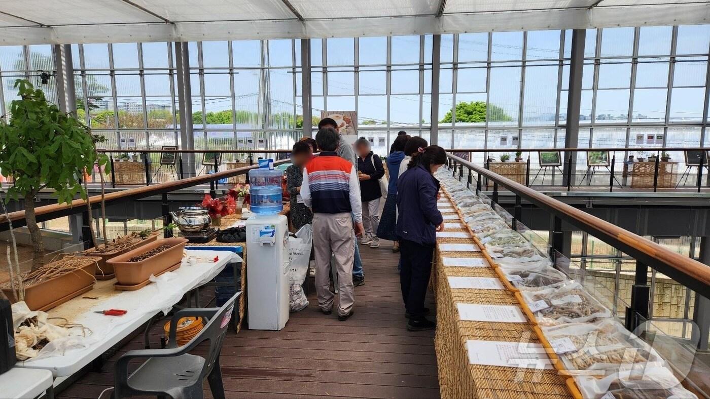 ‘제15회 봄빛향기 전시회’ 모습. (홍성군 제공. 재판매 및 DB금지) /뉴스1