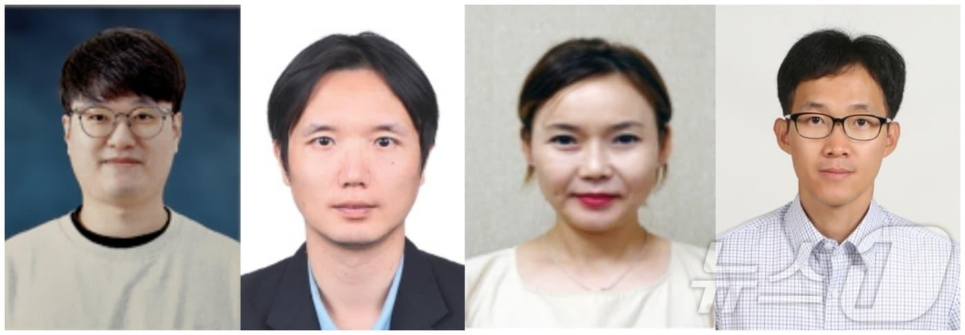 괴산증평교육지원청 1분기 친절·청렴 직원. 왼쪽부터 오화진·구상서·송영숙·유재환 주무관.(괴산증평교육지원청 제공)/뉴스1