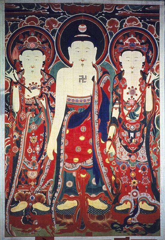 본문 이미지 - 남해 용문사 괘불탱&#40;사진=국가유산포털&#41;