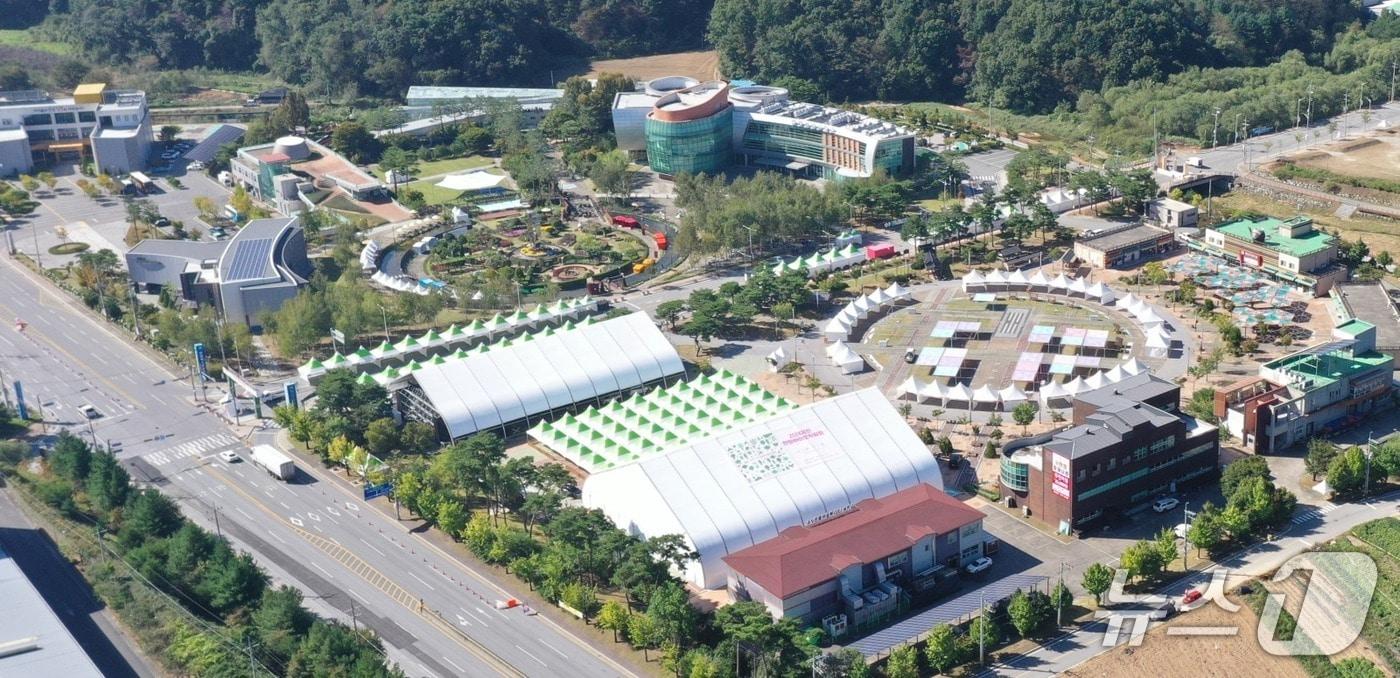  제천국제한방천연물엑스포 행사장.(제천시 제공)/뉴스1