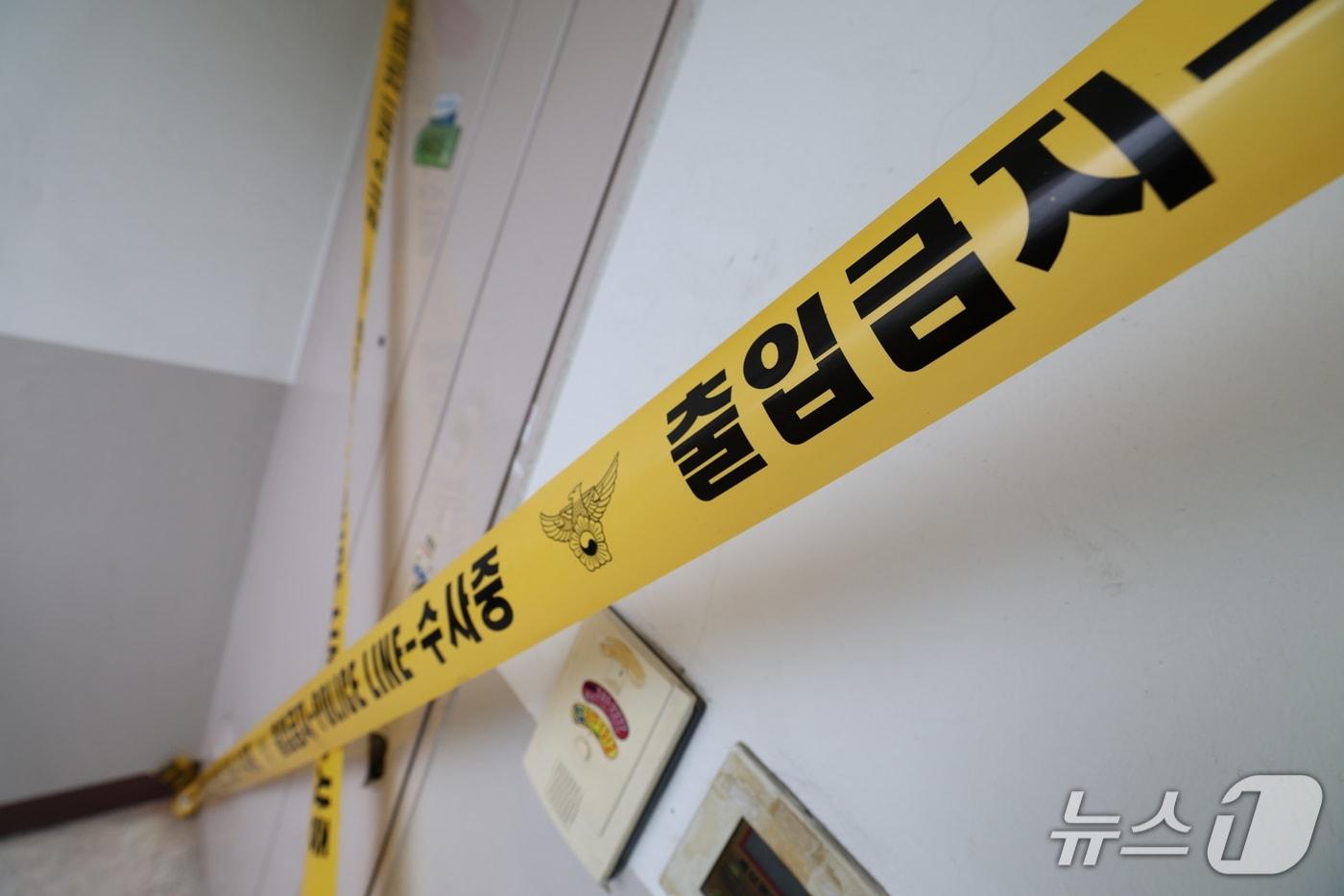  A 씨 모녀 주거지. 2025.4.22/뉴스1 ⓒ News1 김영운 기자